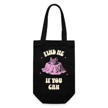Find me if you can - Gift Bag for Bottles - black - Front