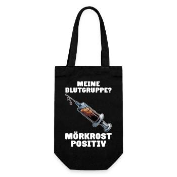 Mörkrost Positive Suède Café Drôle - Sac à bouteille - noir - Devant