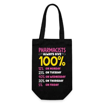 Pharmacist Pharmaceutical Technical - Gift Bag for Bottles - black - Front