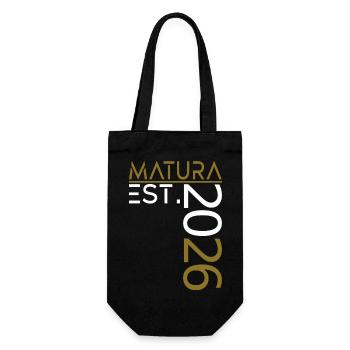 Matura 2026 - Gift Bag for Bottles - black - Front
