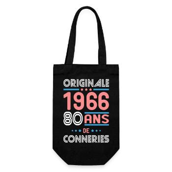 Originale – 1966 – 60 ans de conneries - Sac à bouteille - noir - Devant