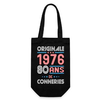 Originale – 1976 – 50 ans de conneries - Sac à bouteille - noir - Devant