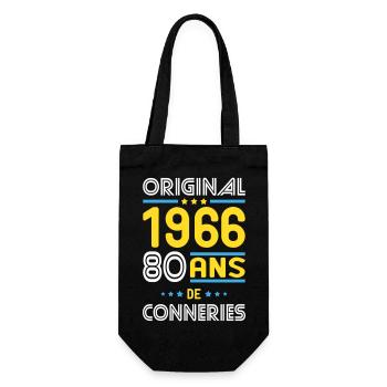 Original – 1966 – 60 ans de conneries - Sac à bouteille - noir - Devant