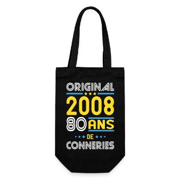 Original – 2008 – 18 ans de conneries - Sac à bouteille - noir - Devant