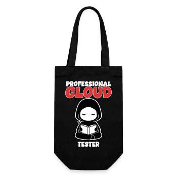 Humor Professional Cloud Tester Manga - Gift Bag for Bottles - black - Front