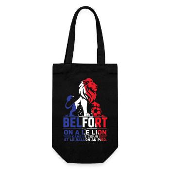 Belfort Lion Foot - Geschenkbeutel für Flaschen - Schwarz - Vorne