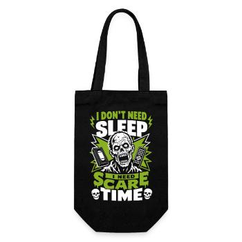 I Need Scare Time Horror Humor - Geschenkbeutel für Flaschen - Schwarz - Vorne