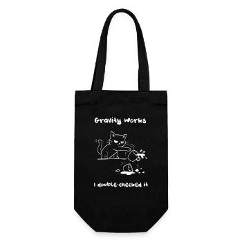 Hangover Dumps Coffee – Gravity Works - Gift Bag for Bottles - black - Front