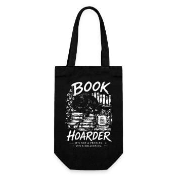Book Hoarder : C’est une collection d’œuvres d’art félines - Sac à bouteille - noir - Devant