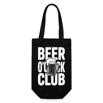 Club de l’Heure de la Bière - Sac à bouteille - noir - Devant