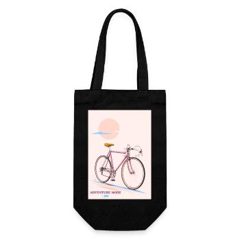 The Ride — Retro Cruiser/mode aventure/rose - Sac à bouteille - noir - Devant