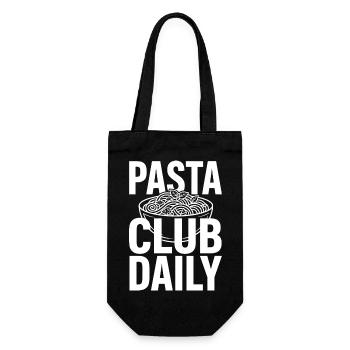 Pasta Club Daily for pasta fans - Gift Bag for Bottles - black - Front