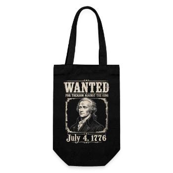 Recherchés pour trahison – Momen du 4 juillet drôle - Sac à bouteille - noir - Devant