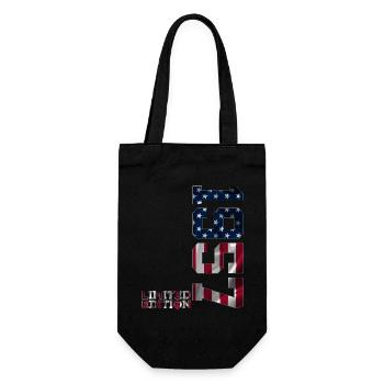 LIMITED EDITION 1957 USA 69TH BIRTHDAY - Gift Bag for Bottles - black - Front