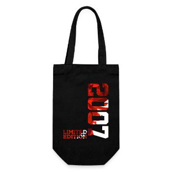 19TH BIRTHDAY 19 YEARS LIMITED EDITION 2007 - Gift Bag for Bottles - black - Front