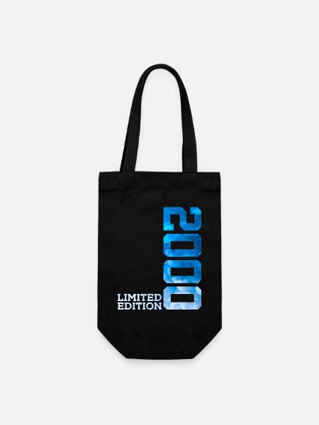 26. GEBURTSTAG LIMITED EDITION 2000 - Geschenkbeutel für Flaschen - Schwarz