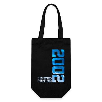 24TH BIRTHDAY LIMITED EDITION 2002 - Gift Bag for Bottles - black - Front