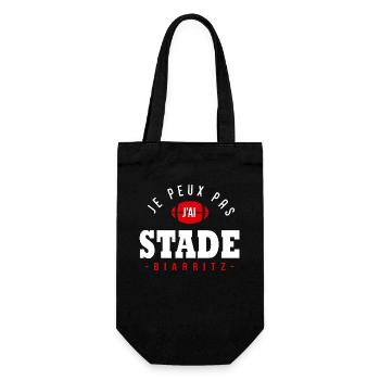 J peux pas j ai Stade humour club rugby Biarritz - Sac à bouteille - noir - Devant