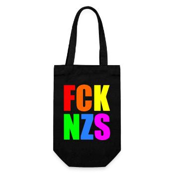 Fck nzs - Geschenkbeutel für Flaschen - Schwarz - Vorne