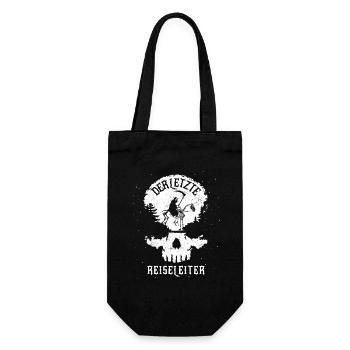 Totenkopf - Der letzte Reiseleiter - Sensemann - Geschenkbeutel für Flaschen - Schwarz - Vorne