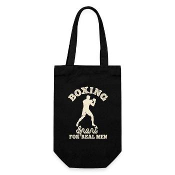 Boxe Sport Pour Vrais Hommes, arts martiaux - Sac à bouteille - noir - Devant