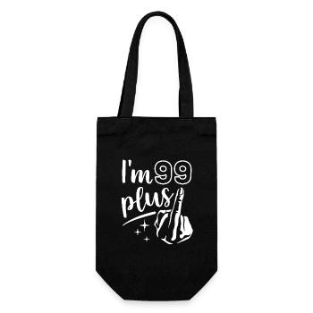 J’ai 99 ans plus 1, majeur 100e anniversaire - Sac à bouteille - noir - Devant