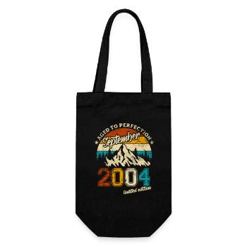 Limited Edition September 2004 Geburtstag Geschenk - Geschenkbeutel für Flaschen - Schwarz - Vorne