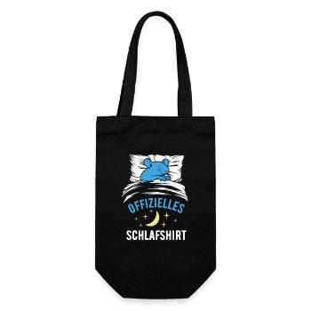 Offizielles Schlafshirt lustige Ratte, Geschenk - Geschenkbeutel für Flaschen - Schwarz - Vorne