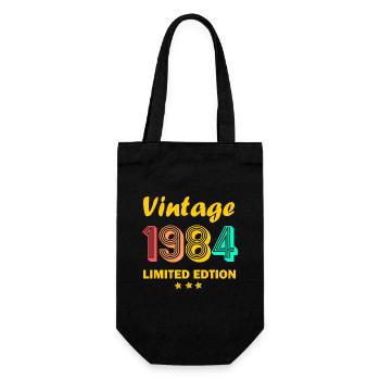 1984 millésime 40ème anniversaire millésime 1984 cadeau - Sac à bouteille - noir - Devant