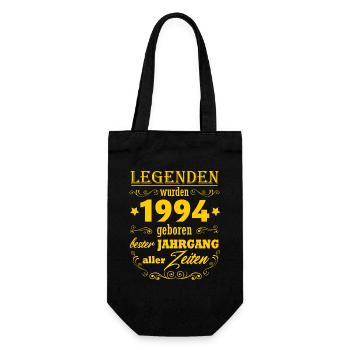 1994 Né 30ème anniversaire Cadeau 1994 Millésime - Sac à bouteille - noir - Devant