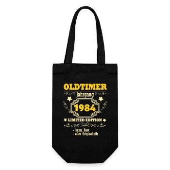 1984 Voiture Vintage 40ème Anniversaire Millésime 1984 Cadeau - Sac à bouteille - noir - Devant