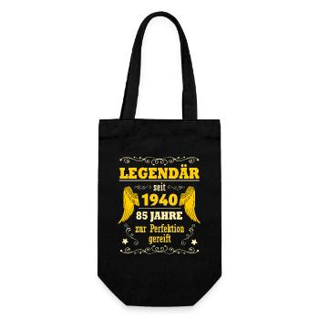 Légendaire depuis 1940 Cadeau 85ème Anniversaire Homme - Sac à bouteille - noir - Devant