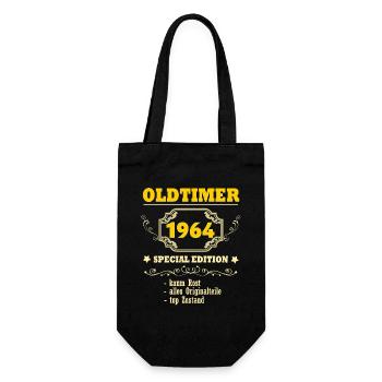 Voiture de collection née en 1964 60ème anniversaire homme - Sac à bouteille - noir - Devant