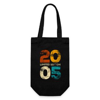 Millésime 2005 Edition Limitée - Cadeau d’anniversaire - Sac à bouteille - noir - Devant