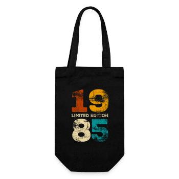 Vintage 1985 Edition Limitée - Cadeau d’anniversaire - Sac à bouteille - noir - Devant