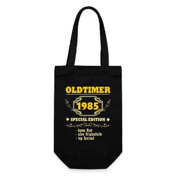 Vintage, 1985, Vintage, 40ème anniversaire, Cadeau - Sac à bouteille - noir - Devant