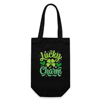Porte-bonheur - Saint-Patrick - Irlande - Sac à bouteille - noir - Devant
