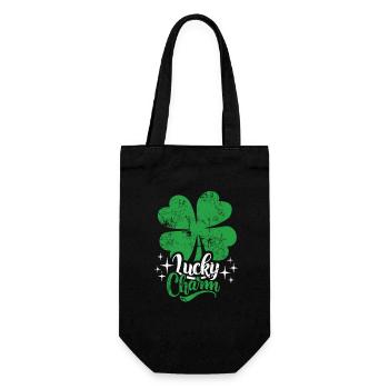 Porte-bonheur - Saint-Patrick - Irlande - Sac à bouteille - noir - Devant