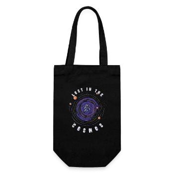 Perdu dans le cosmos - Astronaute - Espace - Sac à bouteille - noir - Devant