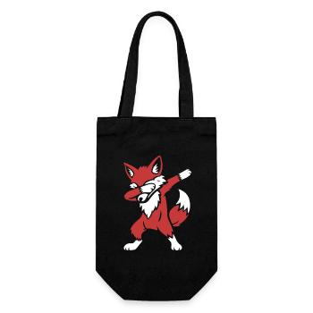 Dabbing Fox - Dab Dance - Cadeau - Sac à bouteille - noir - Devant