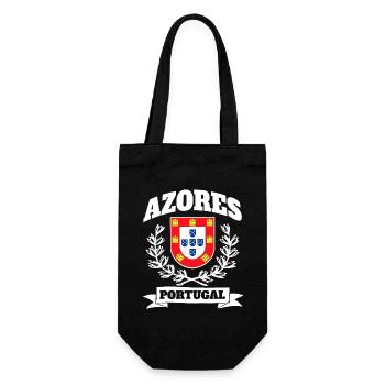 Azores Island Portugal Portuguese Pride - Gift Bag for Bottles - black - Front