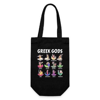 Dieux de la mythologie grecque - Dieux antiques de la Grèce - Sac à bouteille - noir - Devant
