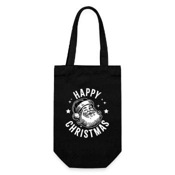 Père Noël Joyeux Noël - Sac à bouteille - noir - Devant