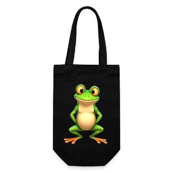 Frog Costume Tree Frog Funny Red-Eyed Tree Frog - Gift Bag for Bottles - black - Front