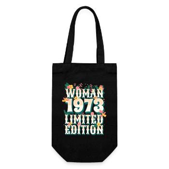 Anniversaire Femme Née En 1973 Femme 50 Ans - Sac à bouteille - noir - Devant