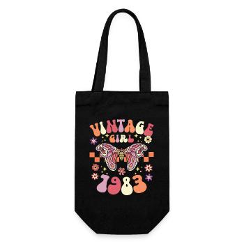 Groovy Et Rétro 1983 Femme 40 Ans Anniversaire - Sac à bouteille - noir - Devant