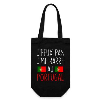 Voyage J'peux Pas J'me Barre Au Portugal - Sac à bouteille - noir - Devant