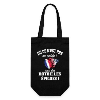 Humour Rugby France Supporter Joueur Rugby - Sac à bouteille - noir - Devant