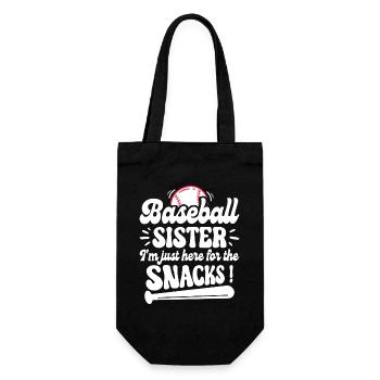 Humour Soeur Supporter Baseball - Sac à bouteille - noir - Devant