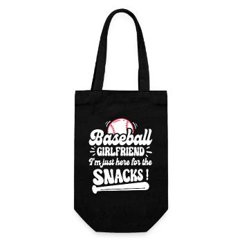 Humour Petite Amie Supporter Baseball - Sac à bouteille - noir - Devant